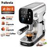 Patbrela Macchina per Caffè Espresso Semi-Automatica Patbrela 20 Bar con Doppio Sistema Idrico e Funzione Cold Brew, Portafiltro 4-in-1, Macchina Professionale per Espresso