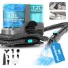 NONE Pulitrice per tessuti, 1800W 25KPa, pulizia potente delle macchie, macchina con testine sostituibili, forte aspirazione, portatile, per tappeti, mobili, tessuti, auto, peli di animali