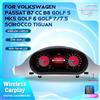 PRELINGCAR Cruscotto Digitale LCD Linux 1920*720P per Volkswagen Golf 5 Golf 6 Golf 7 7.5 MK5 MK6 MK7 Passat B6 B7 CC B8 Scirocco Tiguan Seat Leon Polo, Cockpit Virtuale, CarPlay Wireless, Android Auto,