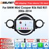 OSSURET AI Android 14 Autoradio per BMW Mini Cooper R56 R60 R51 2006-2014 Sistema Intelligente Carplay Auto Lettore Multimediale Video GPS 4G 6115
