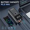 BIUBLE Avviatore di Emergenza per Auto 1500A, Caricabatterie Portatile 12V per Avviamento di Emergenza, Dispositivo di Avviamento Batteria Auto, Avviatore con Luce LED 300LM, Cavi di Avviamento, Display LCD,