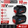 Batteria agli ioni di litio 100% nuova Pro Core 18V 10.0Ah GBA18V80 per utensili elettrici a batteria Bosch 18 Volt MAX (2026)