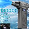 NOPNOG Ventilatore Turbo per Auto, Aspirapolvere e Soffiatore, Strumento di Pulizia con Getto d'Aria Potente, Aspiratore Elettrico, Collettore di Polvere Auto, Funzione Soffiante e Aspirante 2 in 1,