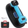 NONE Ventosa vuoto elettrica blu display digitale doppio motore batteria 4500mAh, forza aspirazione max 300kg, attrezzo sollevamento piastrelle vetro marmo legno cantiere