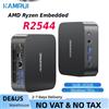 KAMRUI KAMKUI AMD Ryzen Embedded R2544 (Beat 4300U/N150) Mini PC 16GB DDR4 512GB SSD Win 11 Pro Triple Display 4K Computer Desktop 12