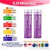 kuugro Batterie ricaricabili Kuugro Ku-4000 ad altissima capacità 18650 da 4000mAh 3.7V 12A per torce elettriche