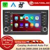 GEARELEC Autoradio Android 14 per Audi A4 2000-2008, Lettore Multimediale da 7 Pollici con CarPlay Wireless, Android Auto, GPS e Stereo