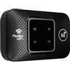 NONE Nuovo Hotspot WiFi Mobile 4G/5G LTE per Auto 2026, Router MiFi Portatile Tascabile da 150Mbps con Slot per Scheda SIM, Modem Wireless per Viaggi