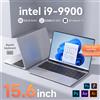 NAIWO Laptop da 15.6' con Intel Core I9 9900HK, Computer Portatile con Windows 11 Pro, 32GB RAM, 512GB/2TB SSD, Nuovo Laptop da Gaming 1920*1080P