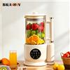 BALASHOV Frullatore Multifunzione con Spina EU, Design Silenzioso con Copertura Isolante Acustico, Macchina per Latte Vegetale (Noci, Soia), Tritaghiaccio, Spremiagrumi, Frullatore per Alimenti, Mixer da