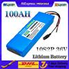 Batteria per Monopattino Elettrico 10S2P 36V 100000mAh, Batteria al Litio per Monopattino Elettrico 500W, Batteria 36v 10s2p