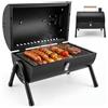 NONE Barbecue Portatile da Campeggio, Griglia a Carbone Compatta per Esterni, Ideale per Spiaggia, Roulotte, Giardino, Feste