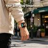 NONE IMIKI Smartwatch con Schermo Grande, Impermeabile, Assistente Vocale, Monitoraggio Frequenza Cardiaca e Sonno, Modalità Multi-Sport, Fitness Tracker, Orologio Intelligente di Lusso Dorato, Regalo per