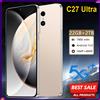 NONE Nuovo Smartphone C27 Ultra Android 5G 7.3HD 22G+2TB Telefoni Cellulari Intelligenti Dual Sim 7800mAh Sbloccato 48MP Versione Globale