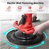 NONE Frattazzo Elettrico a 6 Velocità per Cemento, Macchina per Lisciare Pareti, Lucidatrice per Calcestruzzo e Malta con Trapano Miscelatore Portatile