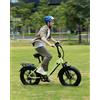 bodywel Bicicletta Elettrica Pieghevole con Pneumatici Larghi per Adulti - Bodywel F20Pro 20"×4" E-Bike per Tutti i Terreni, Batteria 48V 20Ah, Motore Bafang 250W, 7 Velocità, Doppi Freni a Disco Idraulici