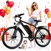 Headeer Bicicletta Elettrica 26'' 500W Headeer BK1350/BK900 48V 13.5AH/15AH 5 Modalità di Velocità Doppio Freno a Disco Sospensione Anteriore e Posteriore