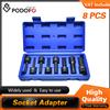 NONE Podofo Set di 8 Chiavi a Bussola Torx da 1/2 Pollice T30 T40 T45 T50 T55 T60 T70 T80, Kit di Chiavi Esagonali in Acciaio Cr-Mo, Strumento per Riparazioni Auto con Custodia Porta Utensili