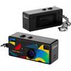 NONE Mini Telecamera a Portachiavi 1080P Full HD con Flash Integrato 130° ° Obiettivo Grandangolare per Fotocamera CCD Portatile da Esterno
