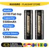 kuugro Batteria al litio ricaricabile Kuugro 21700 5500mAh 3.7V con scarica 2C ad alta potenza per apparecchi ad alta potenza