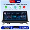 AUTOTOP Autoradio Wireless Carplay Android Auto da 10,25 pollici per BMW X5 X6 E70 E71 E72 Sistema CCC CIC 2007-2013 Lettore video multimediale Smart Touch Screen Sistemi intelligenti per auto Airplay
