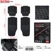 NONE Set di 4 tappetini universali per auto in gomma PVC+NBR - Impermeabili, antiscivolo, resistenti e adatti a tutte le condizioni atmosferiche