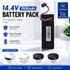 RYOBI Spedizione Rapida UE Batteria di Ricambio Li-ion 14.8V 12800mAh Compatibile con Xiaomi Mijia Robot Vacuum Mop P STYTJ02YM MVXVC01-JG Haier JX37 18650 Pacco Batteria Ricaricabile Ricambi Lunga Durata