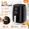 NONE DICTROLUX Friggitrice ad Aria 3.8L 1450W Senza Olio 80-200 ° Termostato regolabile C con timer da 30 minuti e cestello antiaderente rimovibile