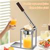NONE Spremiagrumi Manuale in Acciaio Inox 304 per Alimenti, Design Minimalista Compatto con Impugnatura Ergonomica in EVA