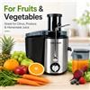 NONE DICTROLUX Estrattore di Succo Centrifugo 500W a 2 Velocità, 1500mL, Elettrico per Frutta e Verdura, 240V