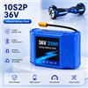 RYOBI Batteria agli ioni di litio 36V 10Ah-20Ah 10S2P ricaricabile con BMS per monopattino autobilanciante elettrico a due ruote, spedizione rapida UE, batteria di ricambio