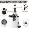 GECOFEER Kit di spurgo freni manuale per auto 3L, pompa a vuoto per liquido freni, macchina professionale per il lavaggio dei freni, strumento pneumatico