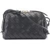 BOTTEGA VENETA Borsa a tracolla intrecciata 794258VCPP18425 pelle Nero