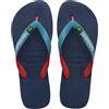 Havaianas Brasil Mix Unisex - Adulto FlipFlop Indigo Blue 41 EU