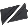 Tbest 500 Accessori,2014 500 Bandiera a Specchio,Copertura di Protezione della Lampada,Copri Bandiera per Specchietto Retrovisore 1SH17KX7AA Sostituzione Decorazione Nera Sinistra