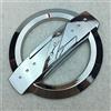Ofustar Satin Silver 370Z Rear Z Emblem Badge Fair Lady 370 Z bodykit Silver