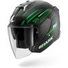 Shark, Casco Moto Jet SKWAL I3 JET LIGHT-BLUR Black Green White KGW, M