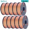 SUNLU 10KG/22LBS PLA META PLAPLUS PETG Matte SILK ABS 1.75mm filamento
