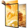 XGHDPBM Pannello luminoso pubblicitario a LED, espositore for poster con cornice ultrasottile, supporto illuminato for montaggio a parete o soffitto, pannello menu retroilluminato, espositore pubblicitario(Si
