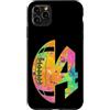 COOL FOOTBALL DESIGNS AND OUTFITS Custodia per iPhone 11 Pro Max NUMERO 4 ANNI CALCIO 4° COMPLEANNO