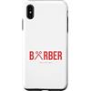 Fade Factory Barber Custodia per iPhone XS Max Forbici da barbiere, design a lettere, taglio fresco