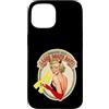 The Dirty Gringo Custodia per iPhone 15 Laser Death Ray Retro Pin-Up Donna anni '60