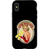 The Dirty Gringo Custodia per iPhone X/XS Laser Death Ray Retro Pin-Up Donna anni '60