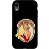 The Dirty Gringo Custodia per iPhone XR Laser Death Ray Retro Pin-Up Donna anni '60