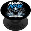 Christian Faith & Water Baptism Inspirat Made New in Christ Jesus: Christian Faith Baptism 2 Cor 5:17 PopSockets PopGrip Adesivo