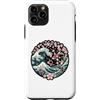 Lakelandwholesale1 Shirt Company Custodia per iPhone 11 Pro Koi Fish Great Wave Cherry Blossom - Disegno grafico giapponese