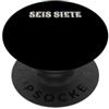 Floral Mexican Halloween Día De Los Muer Seis Siete 67 Meme Souls Giorno Dei Morti Dia De Los Muertos PopSockets PopGrip Adesivo