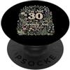 Im Not Thirty Im Twenty Ten Funny 30th B Io non sono 30 Im 20 Dieci Compleanno PopSockets PopGrip Adesivo