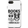 Funny Border Collie And Books Designs Custodia per iPhone SE (2020) / 7/8 Libri e Border Collies Funny Border Collie