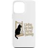 Cat Owner Funny Humor Lover Custodia per iPhone 13 Pro Max Living My Best Feral Fantasy, amante dei gatti